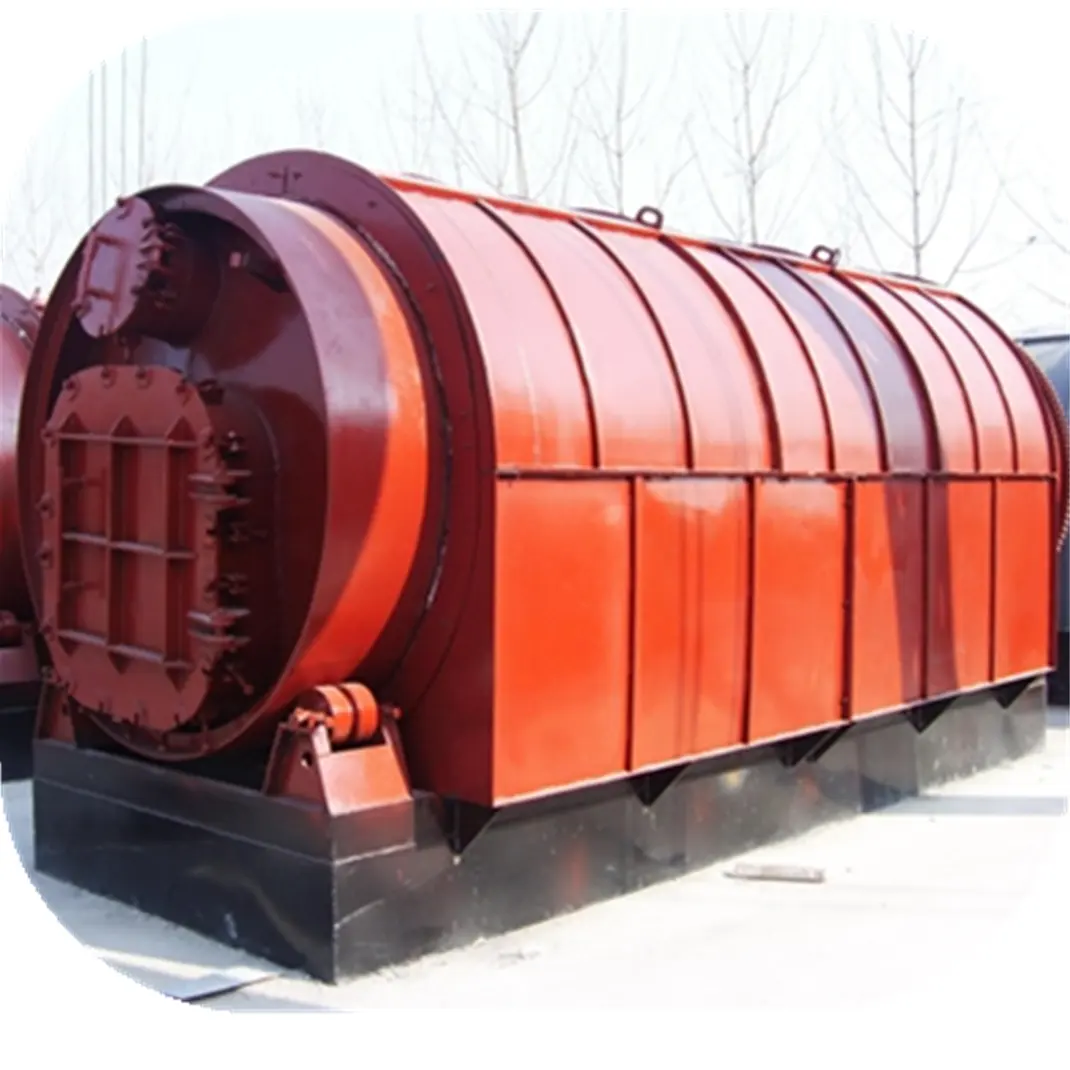 Non-pollution best selling waste tyre to oil pyrolysis plant waste tyres refinery