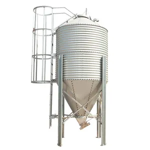 Silo de acero inoxidable para alimentación de granja pequeña