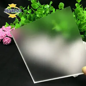 JINBAO non glare acrylic flexible one side two side matte perspex sheet