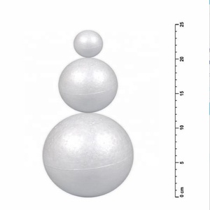 Boule en mousse de polystyrène de 30 cm, blanche, en forme de cône, pour la décoration de l'arbre de Noël, les fournitures de fête, Noël - Product Image 6