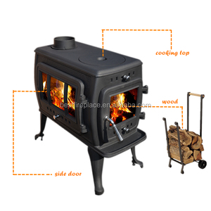 Estufa <span class=keywords><strong>de</strong></span> Hierro Fundido CE Barata al por Mayor (EC-J5) Estufa <span class=keywords><strong>de</strong></span> <span class=keywords><strong>Leña</strong></span> Real - Product Image 1