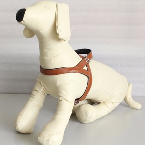 Perro de cuero arnés de lujo rhinestone perro arnés de cuero Supremo arnés del perro - Product Image 6