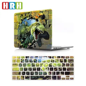 2 in 1 Laptop 3D Design Hard Plastic Case With Keyboard Cover For Macbook Air 11.6"12"13.3"15.4" A2179 M1 laptop case