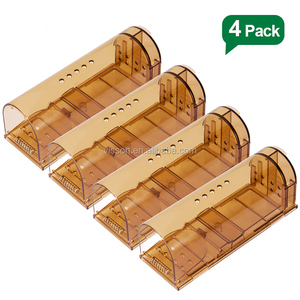 diseño Control de <span class=keywords><strong>plagas</strong></span> producto práctico plástico vivo captura rata trampa ratonera humano 2 paquete/4 paquete - Product Image 2