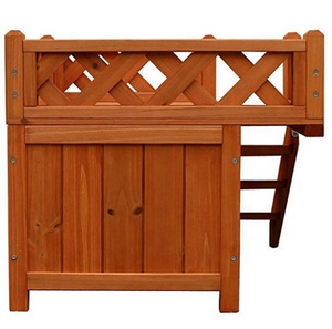 บ้านสุนัข/กรงสุนัขไม้พร้อมระเบียง - Product Image 6