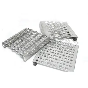 Light Weight Metal Galvanized Steel Plate Drainage Gutter with Stainless Steel Grating Cover for Walkway