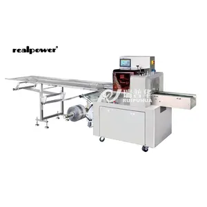 Ruipuhua ZP-3000 máquina de embalagem de fluxo horizontal, para frutas elegadas, pente, faca, garfo, colher