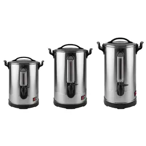 ดีลักซ์ไฟฟ้า 10-35L induction สแตนเลสกาแฟ percolator