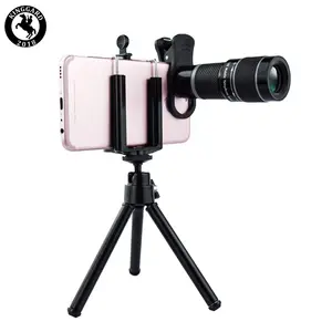 Meilleures ventes KINGGARD Accessoires pour téléphones portables Télescope optique à clip 18X Objectif de caméra zoom pour téléphone avec fonction de CHARGE pour téléphone portable - Product Image 1
