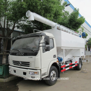 Camion Dongfeng 4x2 a 6 Ruote da 15 Metri Cubi per Trasporto di Mangimi per Animali e Pollame - Product Image 6
