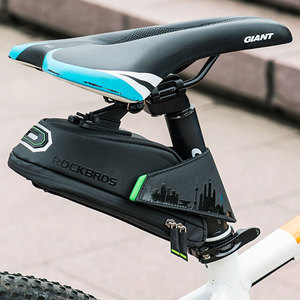 Bolsa de <span class=keywords><strong>Bicicleta</strong></span> Impermeable ROCKBROS, a Prueba de Golpes, <span class=keywords><strong>para</strong></span> <span class=keywords><strong>Bicicleta</strong></span>, Negra, <span class=keywords><strong>para</strong></span> Asiento Trasero, Alforjas, Bolsa de Sillín <span class=keywords><strong>para</strong></span> <span class=keywords><strong>Bicicleta</strong></span> de Montaña - Product Image 5