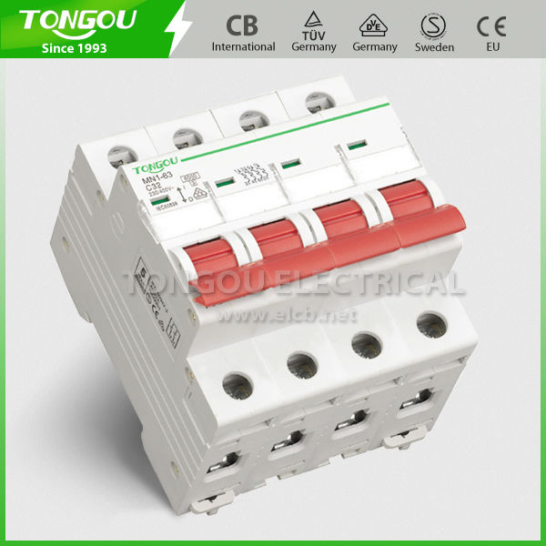 Tomn1-63 4p миниатюрный выключатель