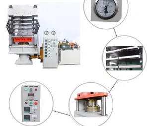 Máquina para fabricar produtos de borracha Máquina de prensa vulcanizadora de espuma EVA com quatro colunas para fazer folhas de EVA com melhor preço
