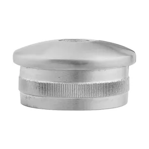 Press Tank Domed 304 316 Round Thread Stainless Steel Tube Pipe End Cap