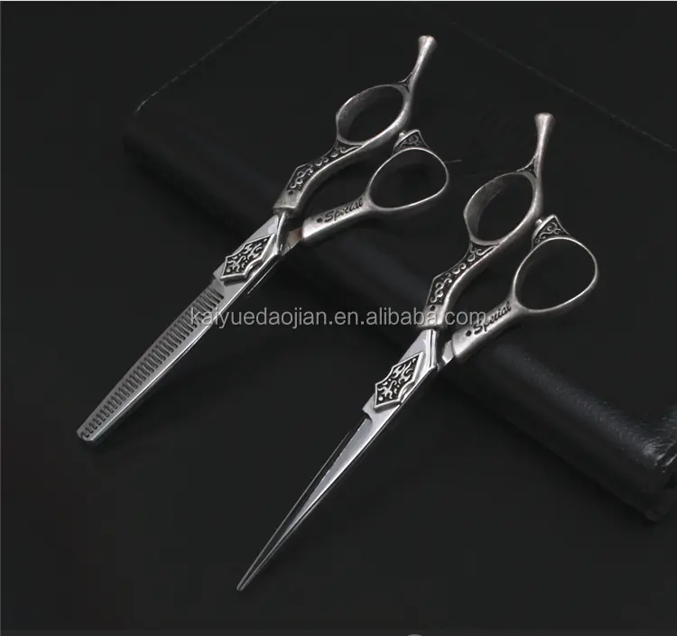 Tesoura para barbeiro, modelo coreano tesoura de cabelo
