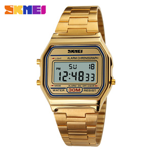 Original supplier women digital watches <span class=keywords><strong>rose</strong></span> gold Square - Product Image 2