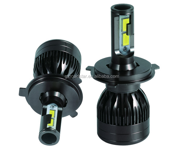 Auto Parts, Led Hot Super White LED Headlight H4 DC 9-32V 40w Led Headlight Bulb H4 6400k