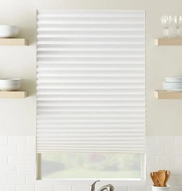 Quick Fix Temporary Paper Pleated Blinds & Home Decoration Modern Shades For Home Decor