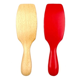 <span class=keywords><strong>Brosse</strong></span> à cheveux ondulée courbée, pour conception de logo personnalisé, accessoire de démêlement pour chevelure, pour commerce en bois, vente en gros, 360, vente en gros - Product Image 4