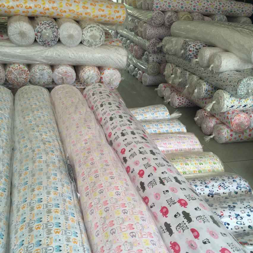 Белая хлопковая муслиновая ткань, рулон двойной марли, муслиновая ткань, хлопковая марлевая ткань с принтом