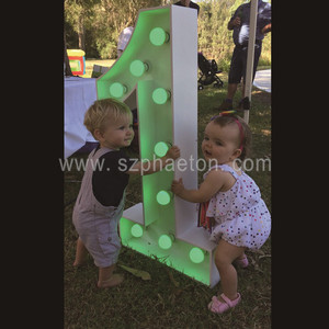Baby Kids Children Birthday Party Supplies Decorations, <strong>Light</strong> <strong>up</strong> Marquee Letters <strong>Balloons</strong> - Product Image 3