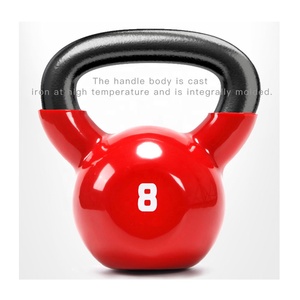 Palestra Fitness in polvere rivestimento in ghisa Kettlebell Pesa <span class=keywords><strong>Rusa</strong></span> - Product Image 4