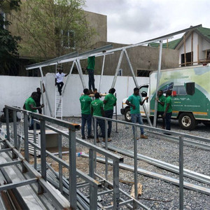 נירוסטה מסחרי 1mw 100kw 15kw קרקע שמש מורט הרכבה פנל בורג מערכת מבנה - Product Image 4