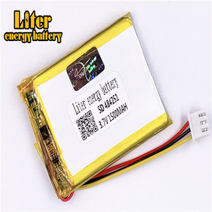 Socket 2.5-3 P 3.7 V 484251 1500 mah lipo battery Rechargeable solar li ion polymer lithium battery with PCM - Product Image 3