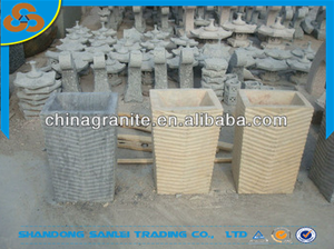 Pote de flor de piedra diseños de jardín al aire libre para la venta - Product Image 3