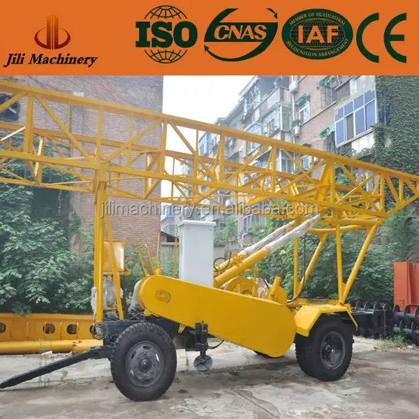 600m Deep Electric Trailer portable water well core drilling equipment