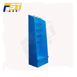 Plegable <span class=keywords><strong>totem</strong></span> regalo tarjeta soporte de exhibición con ganchos - Product Image 5