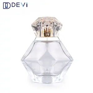 Devi 定制设计 30毫升花式钻石形玻璃喷雾瓶为香水