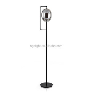 Americana decoración interior iluminación Industrial moderna antiguo vidrio sombra lámpara de pie <span class=keywords><strong>para</strong></span> el hogar - Product Image 6