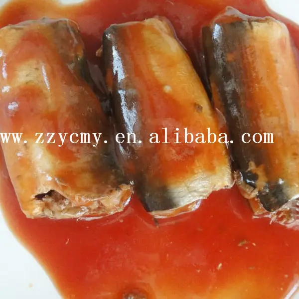 HALAL food types of seafoods name canned sardine in tomato sauce