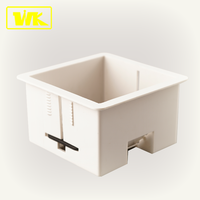 WK Deep Dry Lining Back Box 1 Gang (intérieur 47mm, extérieur 49mm)