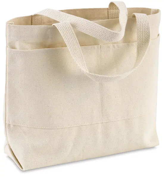 Kapasitas besar tas Tote disesuaikan lipat katun belanja besar kanvas tas jinjing kain katun tas belanja bahu untuk wanita