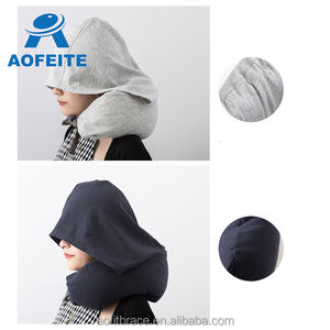 Cojín de almohada con capucha en forma de U, soporte para el cuello, cálido, para invierno - Product Image 4