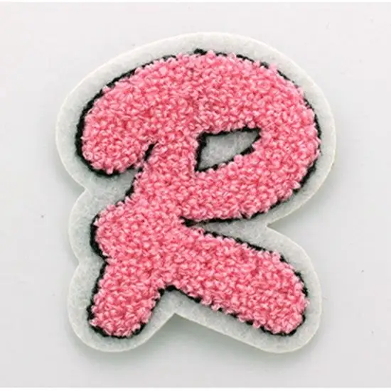 Aangepaste Gepersonaliseerde Chenille Letter Naai Op Patches Voor Jas