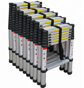 4.4m Telescopic Ladder 2.0m/2.6m/2.9m/3.2m/3.8m/4.1m/4.4m Aluminium Telescopic Ladder