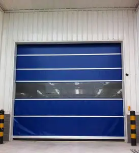 Customized Automatic Pvc Plastic Fast Roll Up Door With Sensor
