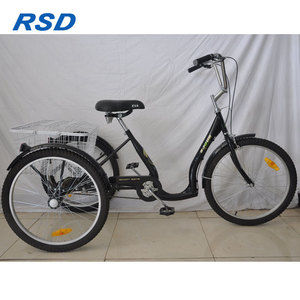 Vélo <span class=keywords><strong>cargo</strong></span> <span class=keywords><strong>non</strong></span> électrique de 24 pouces à 3 roues, tricycle familial pour adultes/tricycle à prix le plus bas pour adultes - Product Image 4