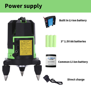 Borka Độ Chính Xác Cao 4V1H1D 5 Dòng 360 Laser Xoay Laser Mực Xanh - Product Image 2