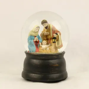 Jesus Christ Snow Globe Birth Crystal Ball Snowball Souvenir