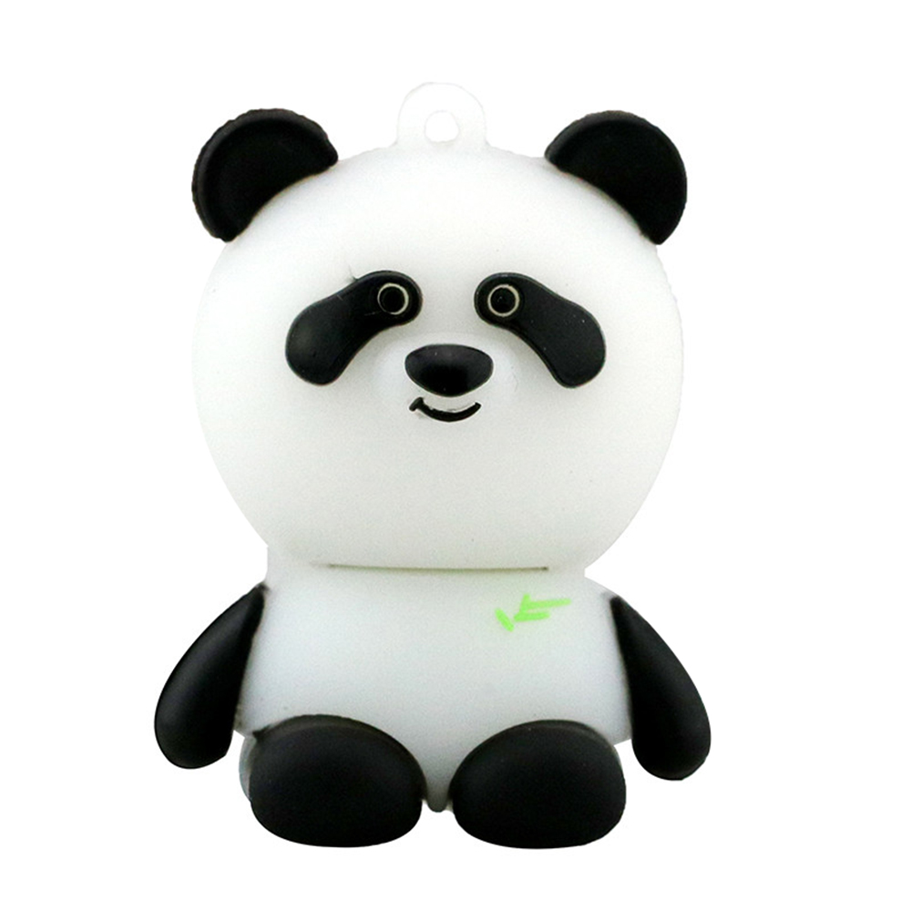 3D karikatür Panda USB Flash sürücü 2.0 1GB 2GB 4GB Pendrive PVC sevimli USB bellek çubuğu 3.0 8GB 16GB 32GB 64GB kalem sürücü için hediye