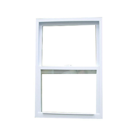 Ventana de Perfil de plástico para casa antirrobo, barata, rejilla deslizante Vertical de PVC