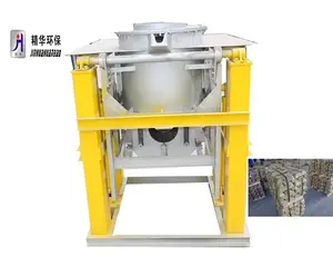 2018 high quality induction electric intergrated melting furnace for brass scrap