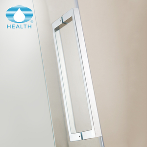 Mampara de Ducha de Vidrio sin Marco al por Mayor, 2 <span class=keywords><strong>Rodillos</strong></span>, Puerta de Ducha Corredera Simple y Portátil para <span class=keywords><strong>Baño</strong></span> - Product Image 4