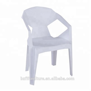 Nuevo diseño de plástico apilables silla de jardín moldeo todo PP Hotel al aire libre sillón - Product Image 4
