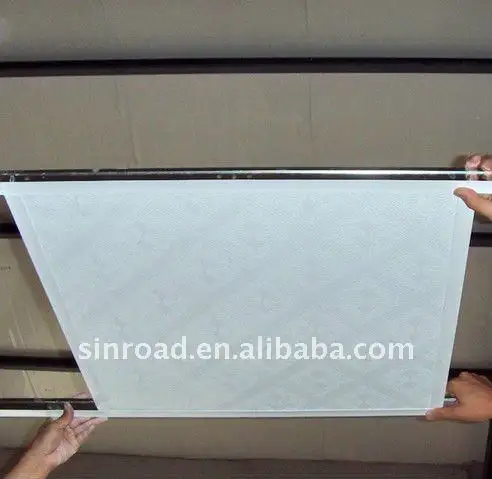 PVC石膏ボードアルミ箔バック/仮天井