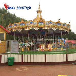 Venta Popular carrusel feliz ir Parque de Atracciones carrusel caballos para la venta - Product Image 5